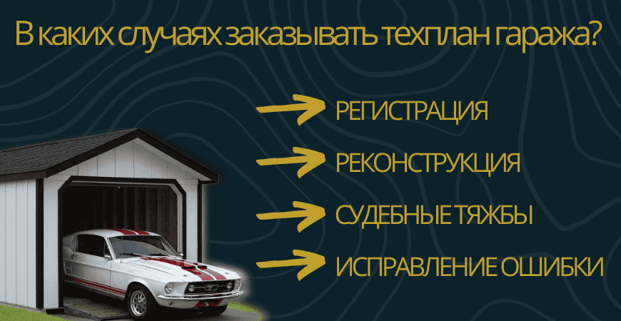 Заказать техплан гаража в Домодедово и Домодедовском районе под ключ